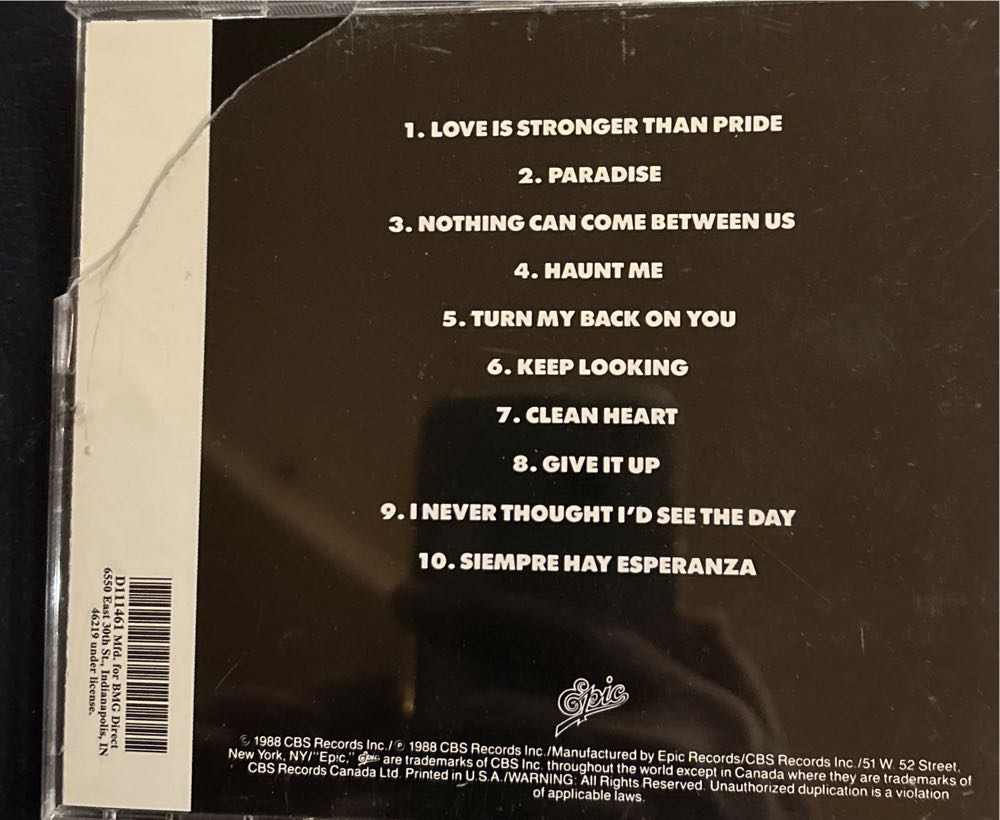 Stronger Than Pride - Sade (12”) music collectible [Barcode 07464442102] - Main Image 2