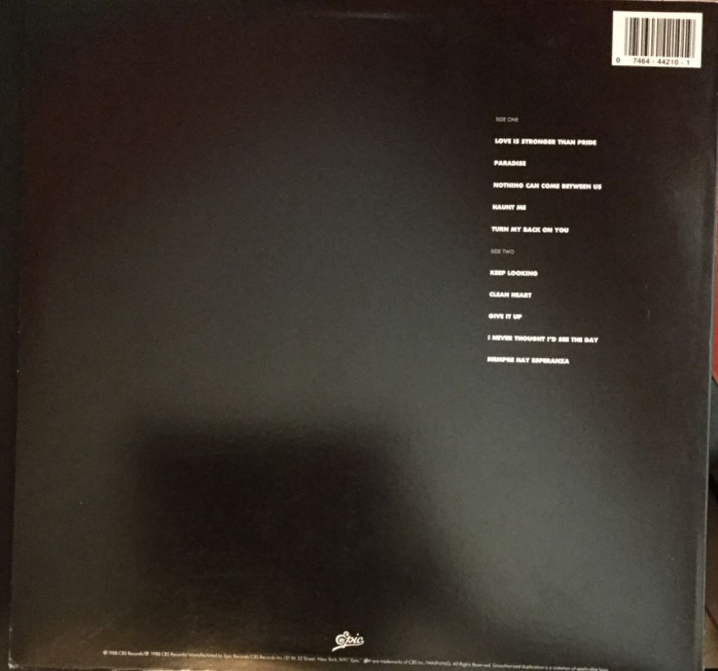 Stronger Than Pride - Sade music collectible - Main Image 2