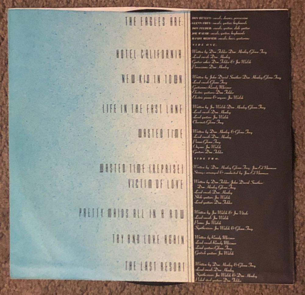 Hotel California - Eagles (12”) music collectible - Main Image 4