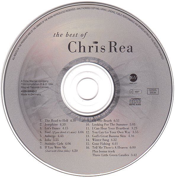 Best of - Chris Rea (CD - 77) music collectible [Barcode 745099804022] - Main Image 4