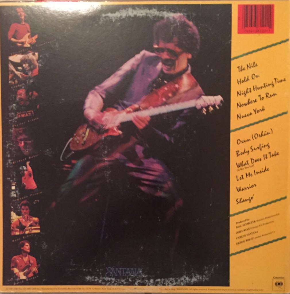 Shango - Santana (12”) music collectible [Barcode 074643812214] - Main Image 2