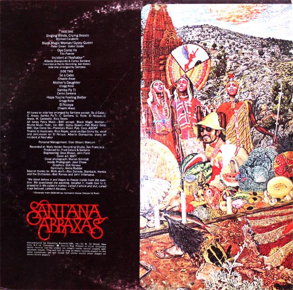 Abraxas - Santana (12” - 38) music collectible - Main Image 2