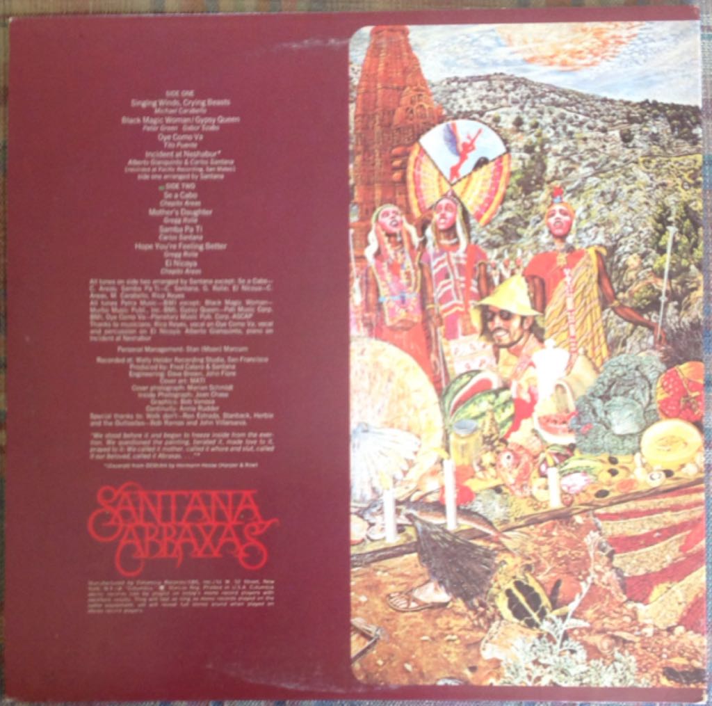 Abraxas - Santana (12”) music collectible - Main Image 2