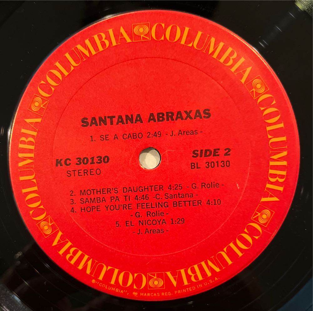 Abraxas - Santana (12”) music collectible - Main Image 4