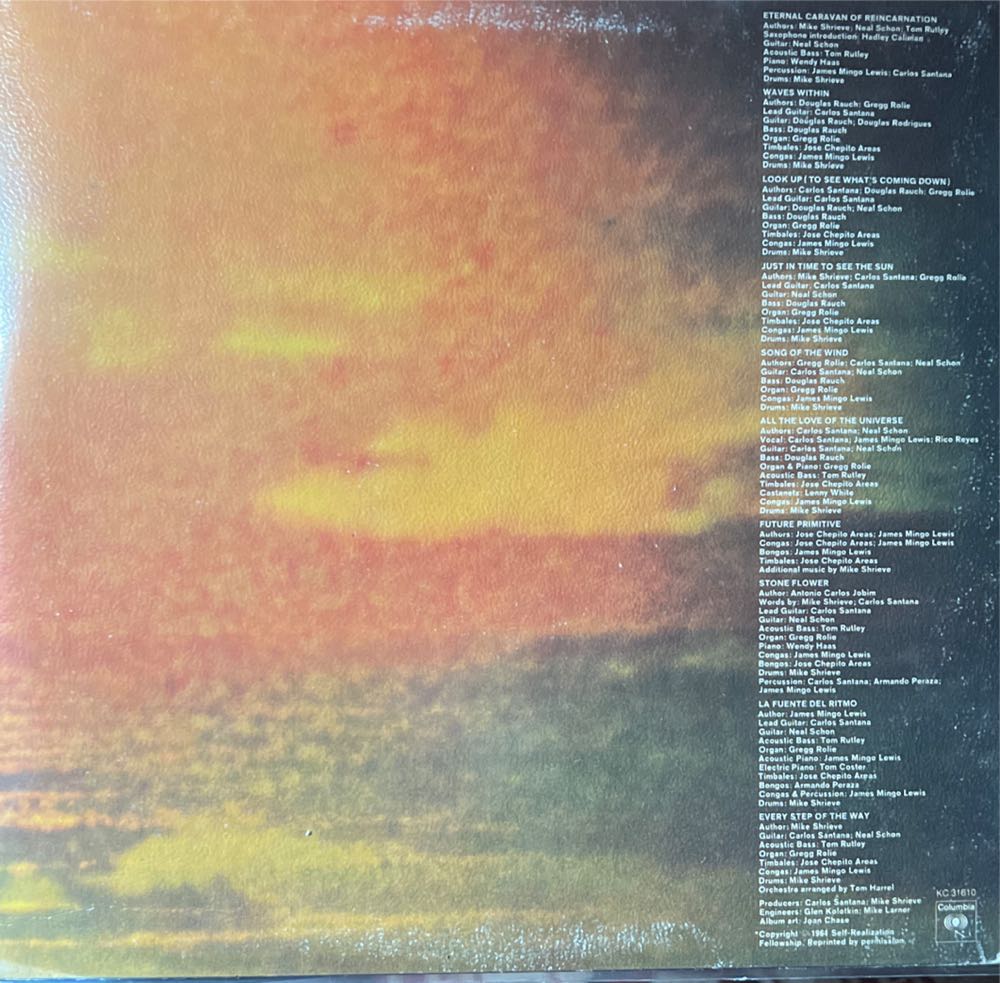 Caravanserai (Reissue) - Santana, Carlos (12” - 51:21) music collectible - Main Image 4