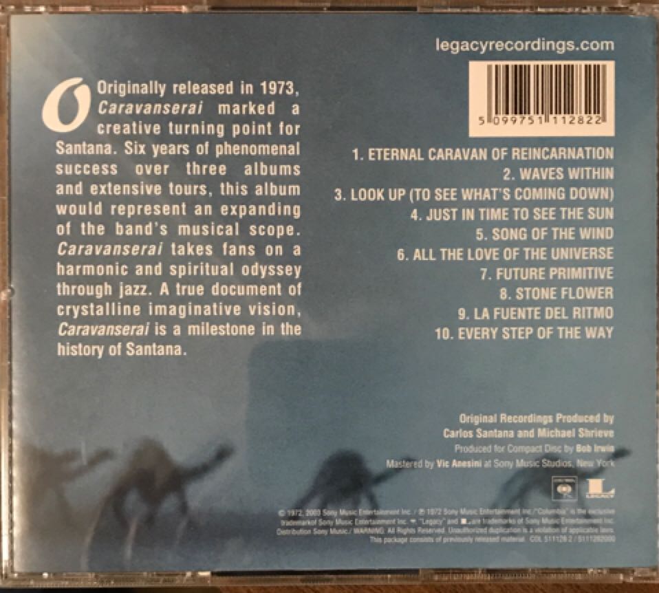 Caravanserai - Santana (CD) music collectible - Main Image 2
