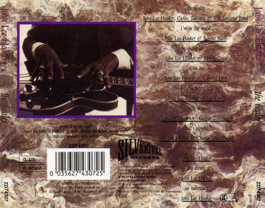 The Healer - John Lee Hooker - Hooker, John Lee (CD - 42) music collectible [Barcode 035627430725] - Main Image 2