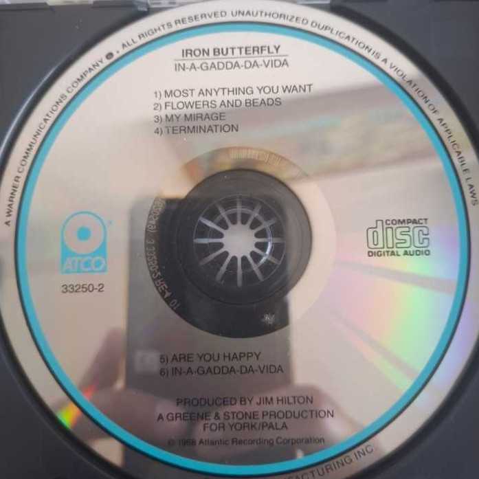 In-A-Gadda-Da-Vida - Iron Butterfly (CD - 36) music collectible [Barcode 075679039224] - Main Image 4