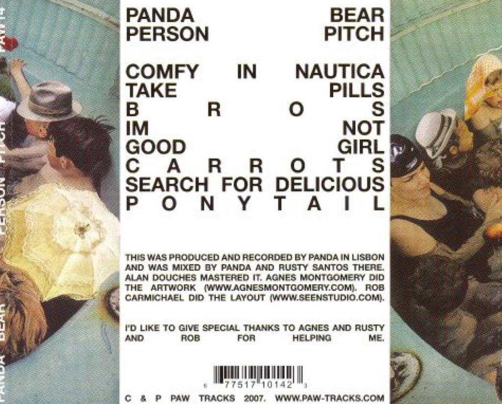 Person Pitch - Panda Bear (12”) music collectible [Barcode 677517101416] - Main Image 2