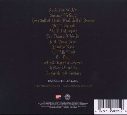 I And Love And You - The Avett Brothers (CD - 52) music collectible - Main Image 2