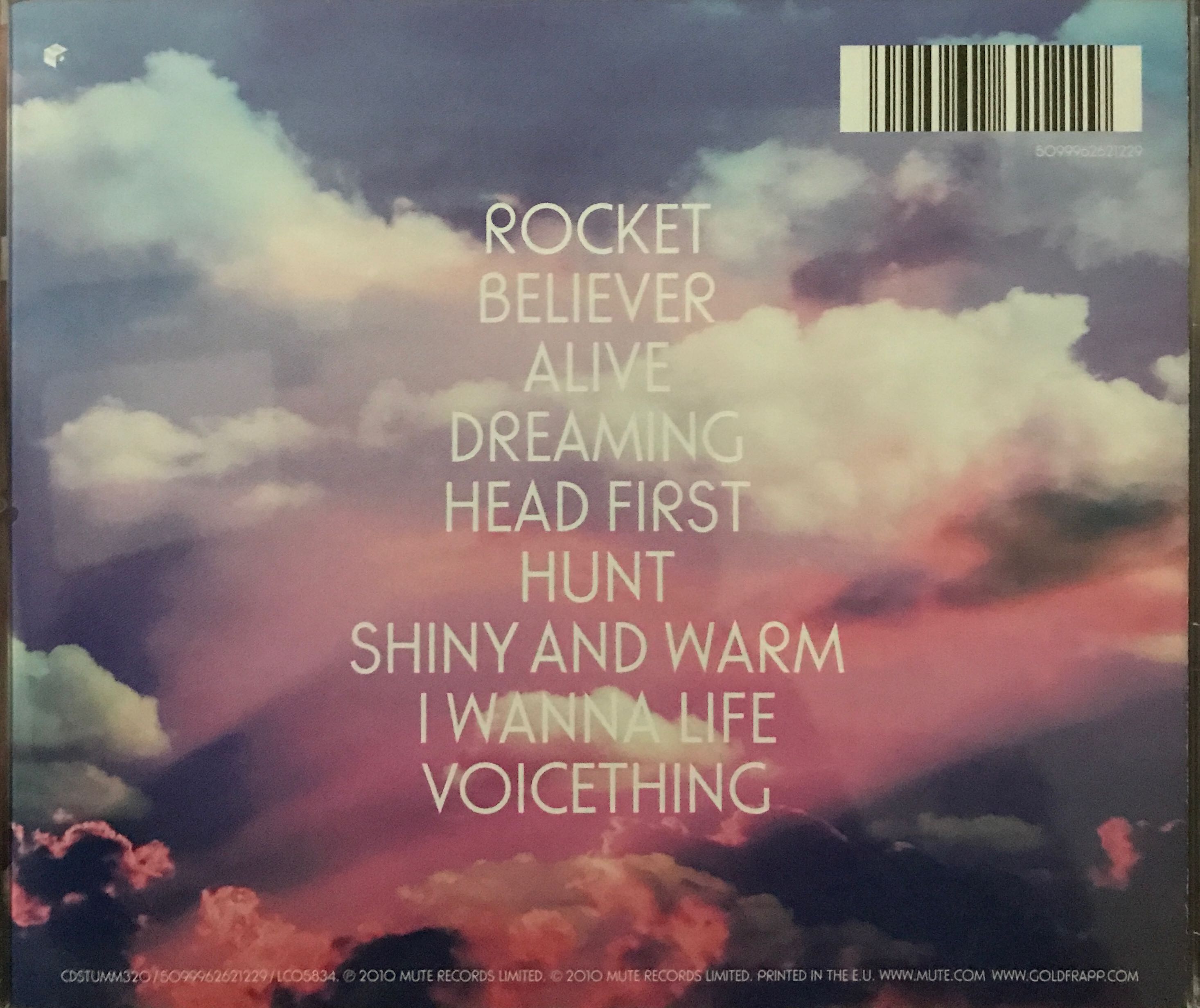 Head First - Goldfrapp (CD) music collectible [Barcode 5099962621229] - Main Image 2