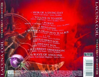 Unleashed Memories - Lacuna Coil (CD - 49) music collectible [Barcode 7277017736021] - Main Image 2