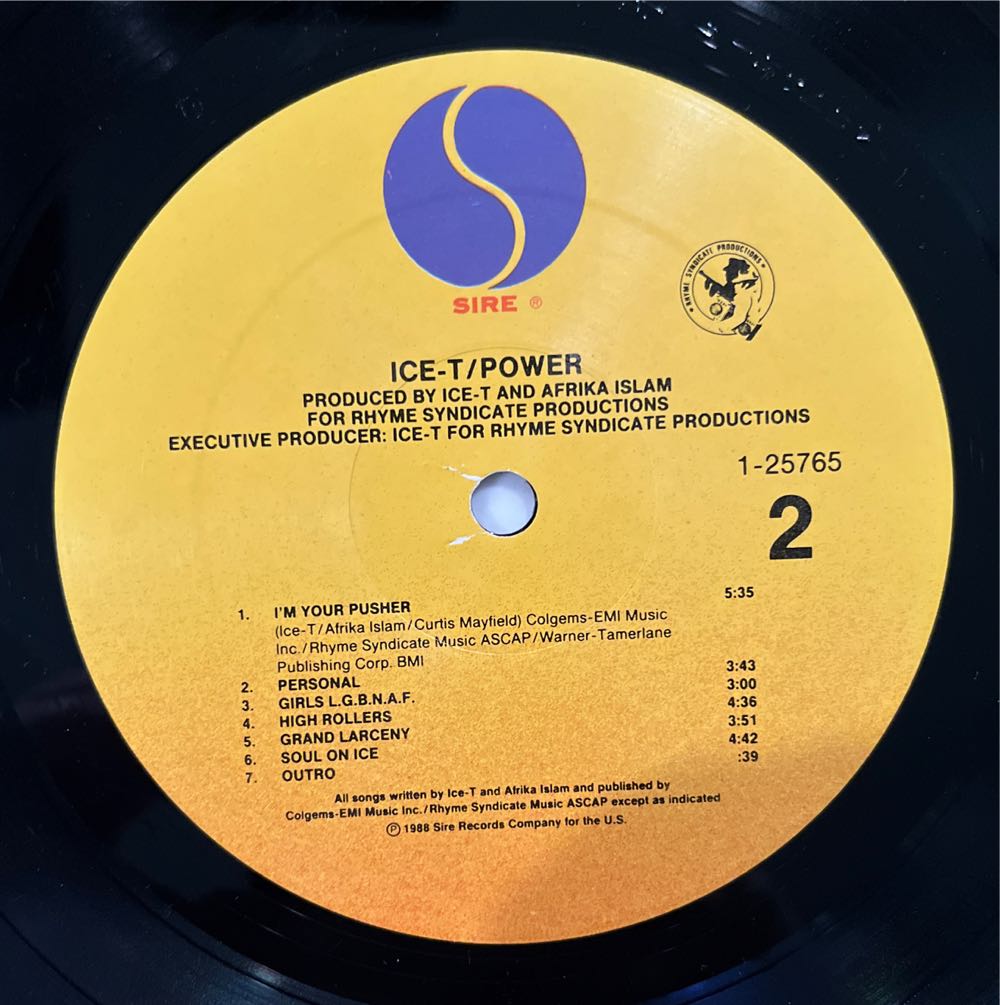 Power - Ice-T (12” - 48) music collectible - Main Image 4