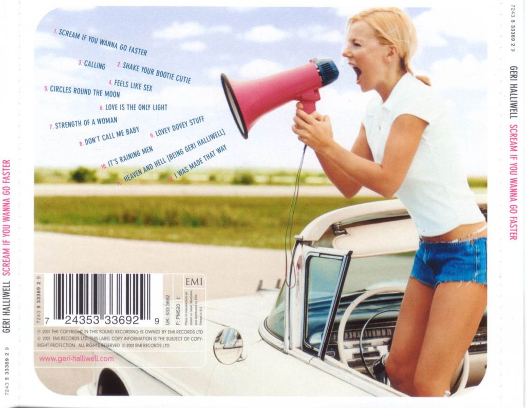 Scream If You Wanna Go Faster - Geri Halliwell (CD - 46) music collectible [Barcode 724353336929] - Main Image 2
