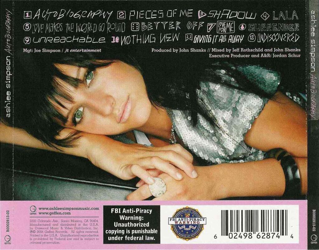 Autobiography - Ashlee Simpson (CD) music collectible - Main Image 2