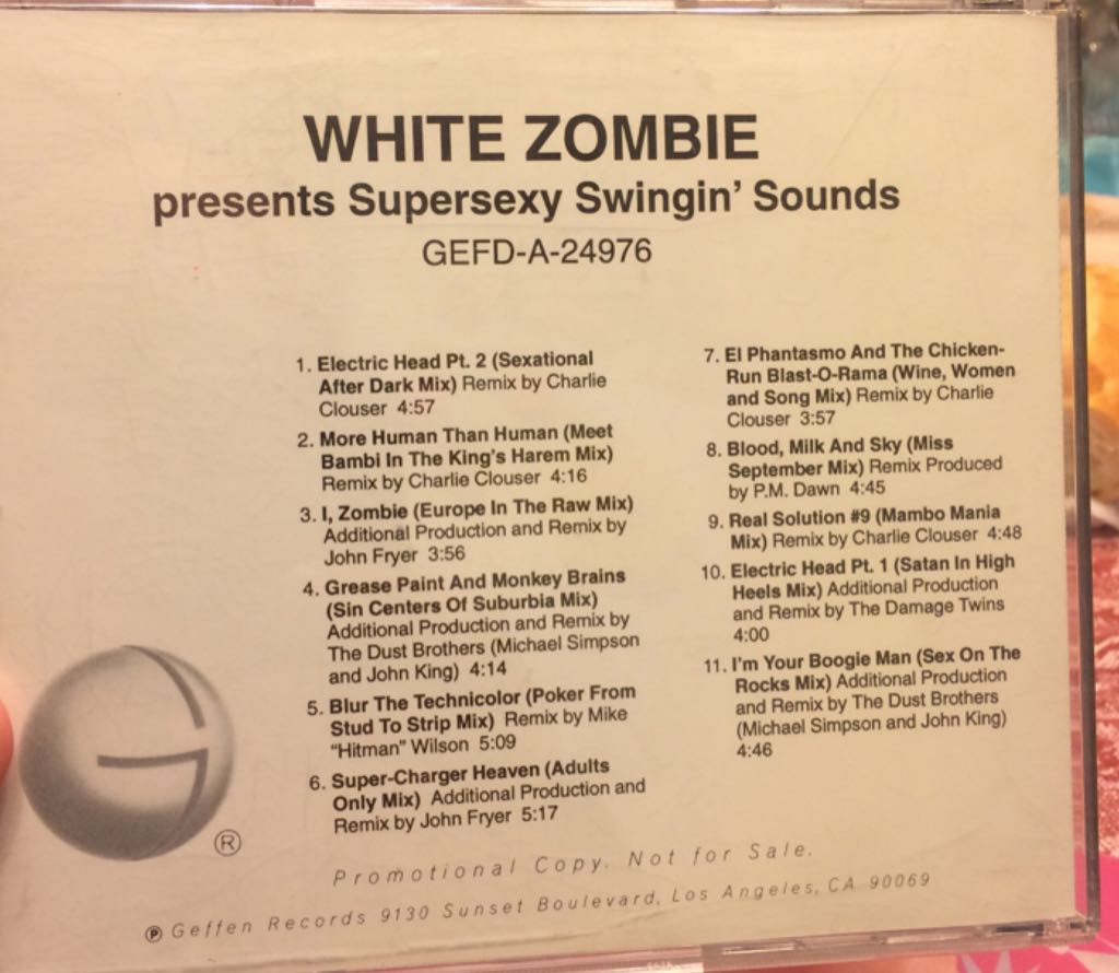 Supersexy Swingin Sounds - White Zombie (CD) music collectible - Main Image 2