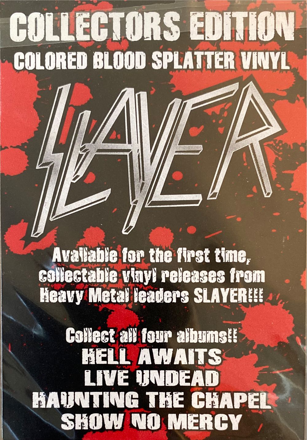 Hell Awaits - Slayer (12” - 37) music collectible [Barcode 039841403114] - Main Image 3