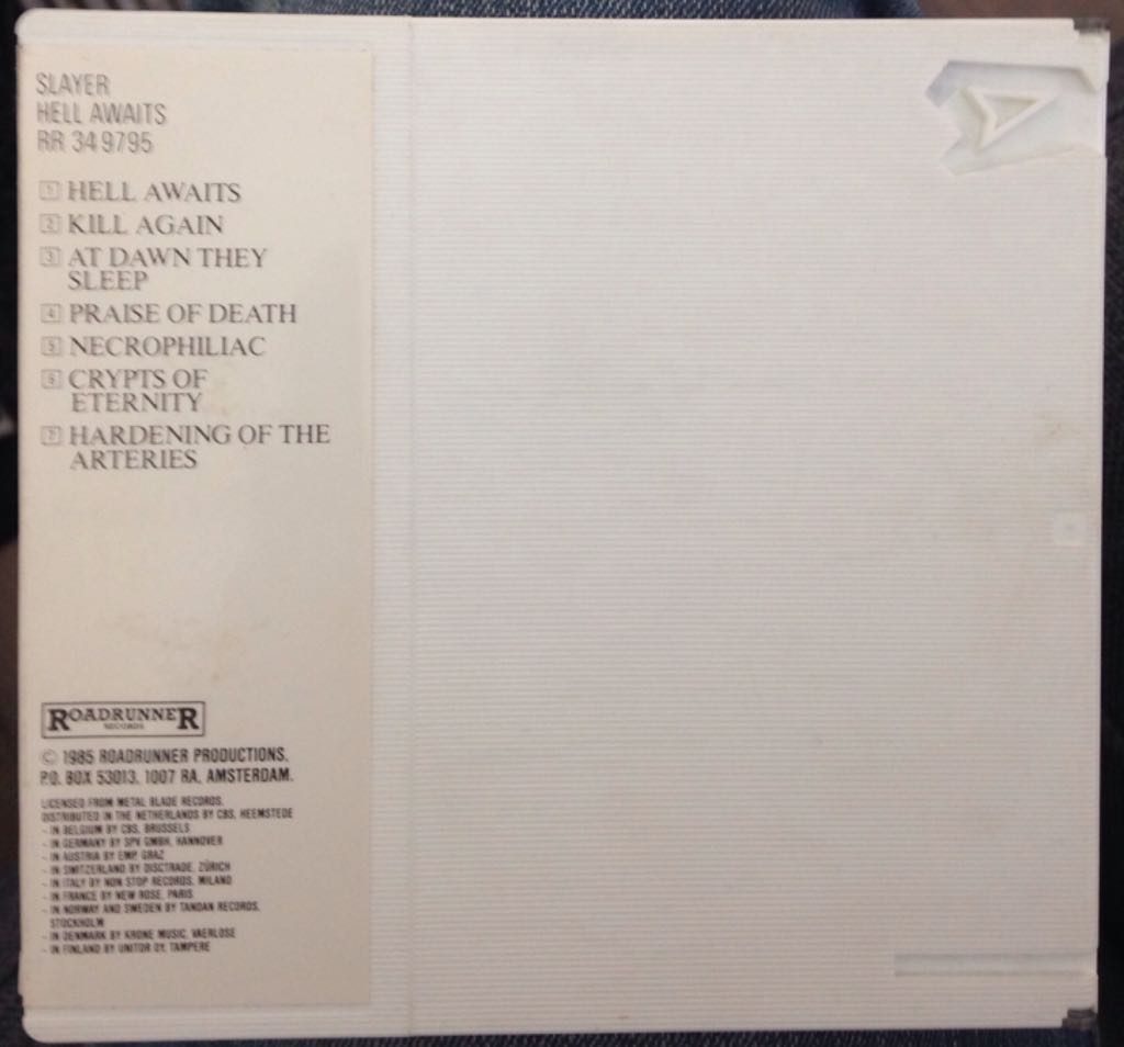 Hell Awaits - Slayer (CD) music collectible - Main Image 2