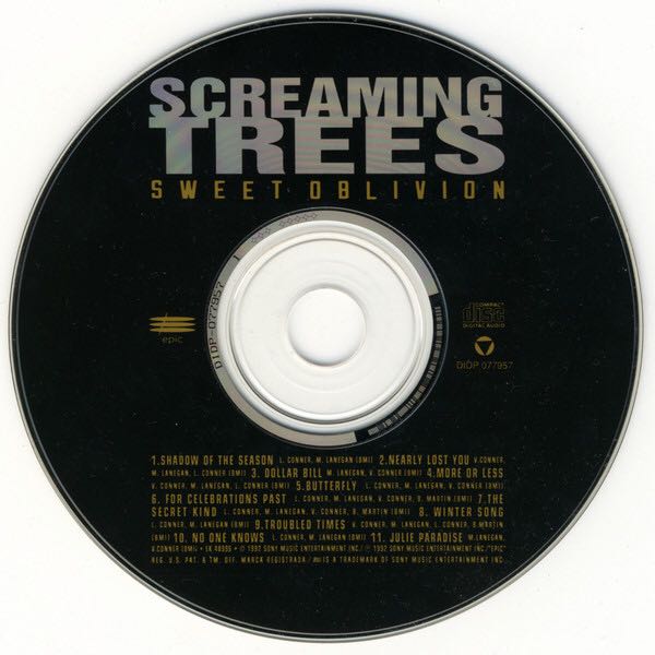 Sweet Oblivion - Screaming Trees (CD - 46) music collectible [Barcode 074644899627] - Main Image 4