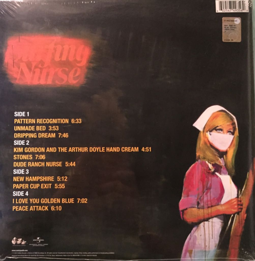 Sonic Nurse - Sonic Youth (12” - 62) music collectible [Barcode 602547493569] - Main Image 2