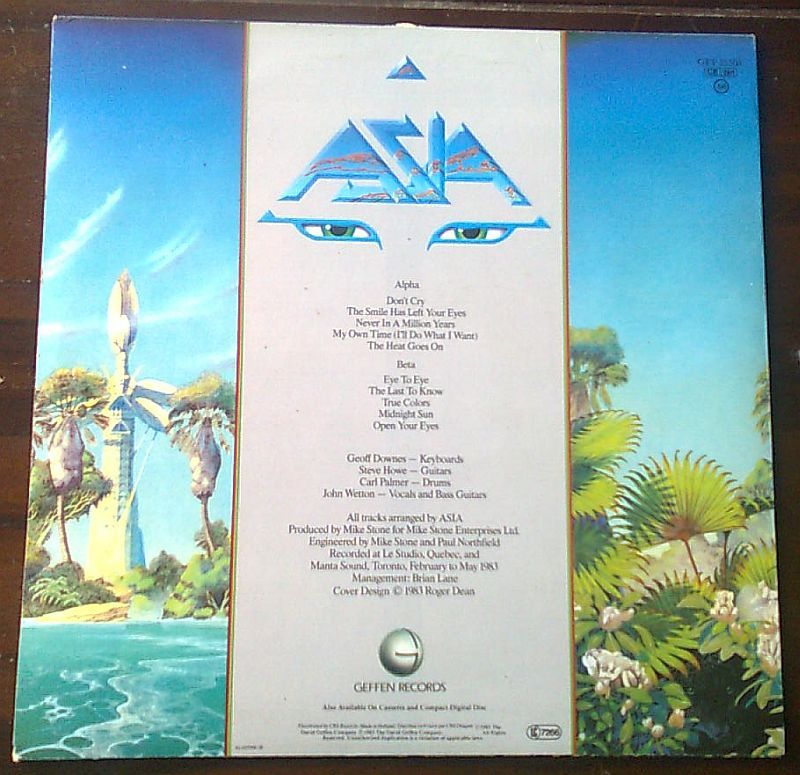 Alpha - Asia (12”) music collectible - Main Image 2