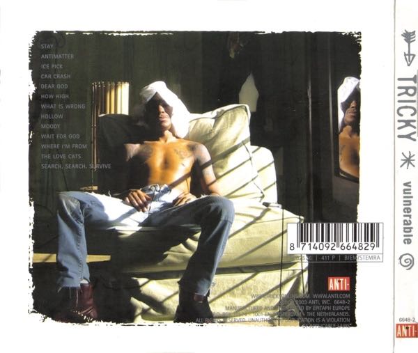 Vulnerable - Tricky (CD) music collectible [Barcode 8714092664829] - Main Image 2
