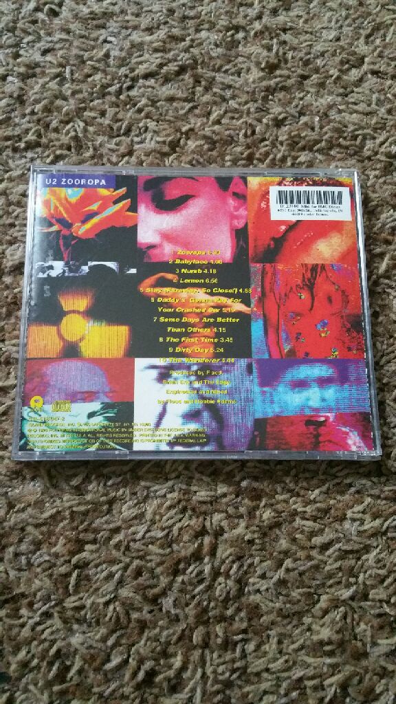 Zooropa - U2 (CD - 46) music collectible [Barcode 0731451804724] - Main Image 2