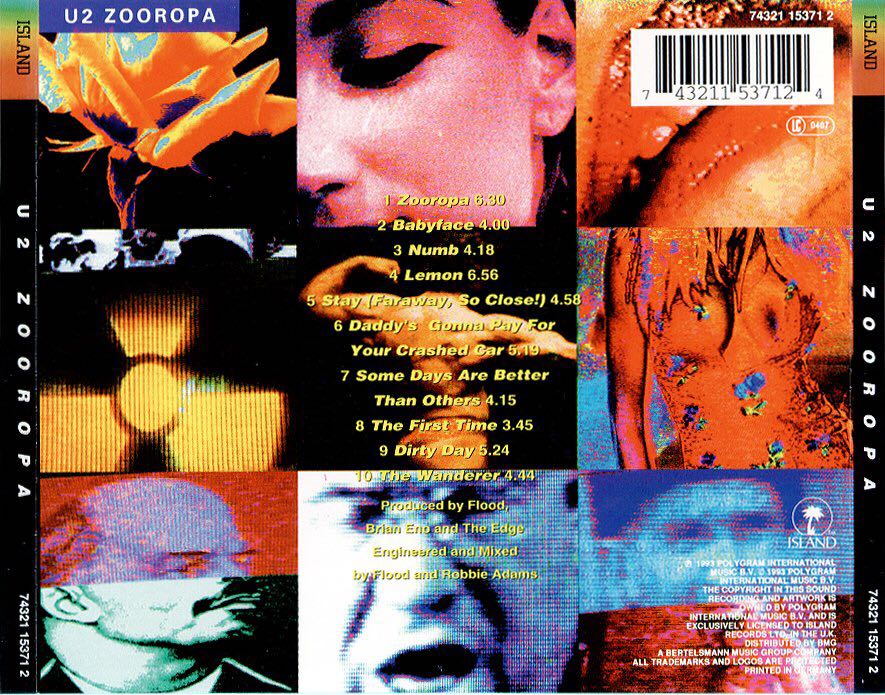 Zooropa - U2 (12” - 50) music collectible - Main Image 2