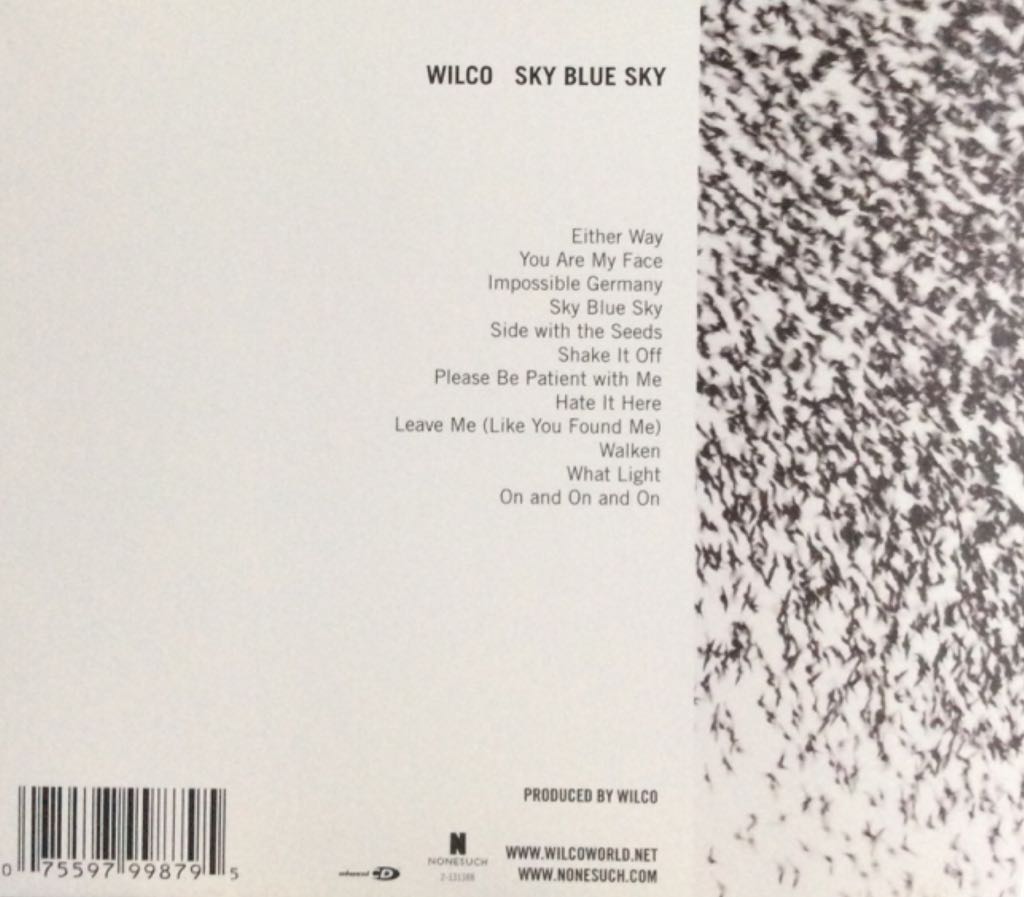 Sky Blue Sky - Wilco (CD - 51) music collectible [Barcode 075597998795] - Main Image 2