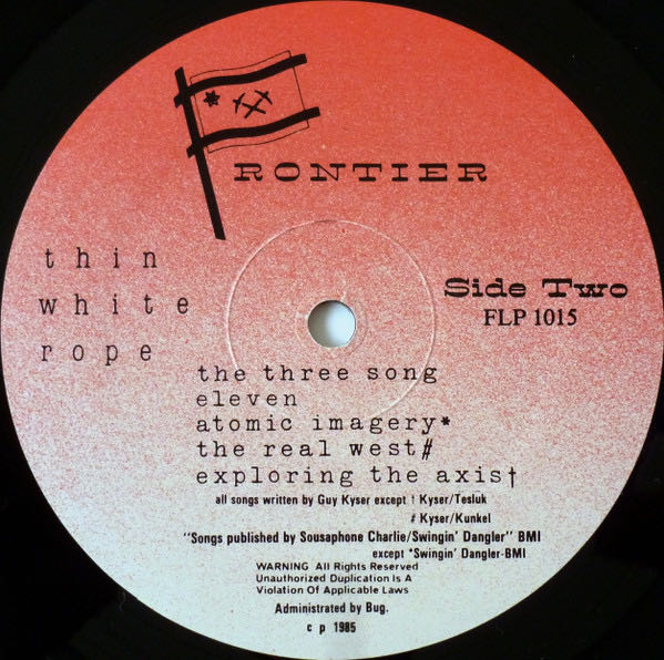 Exploring The Axis - Thin White Rope (12”) music collectible [Barcode 018663101521] - Main Image 4