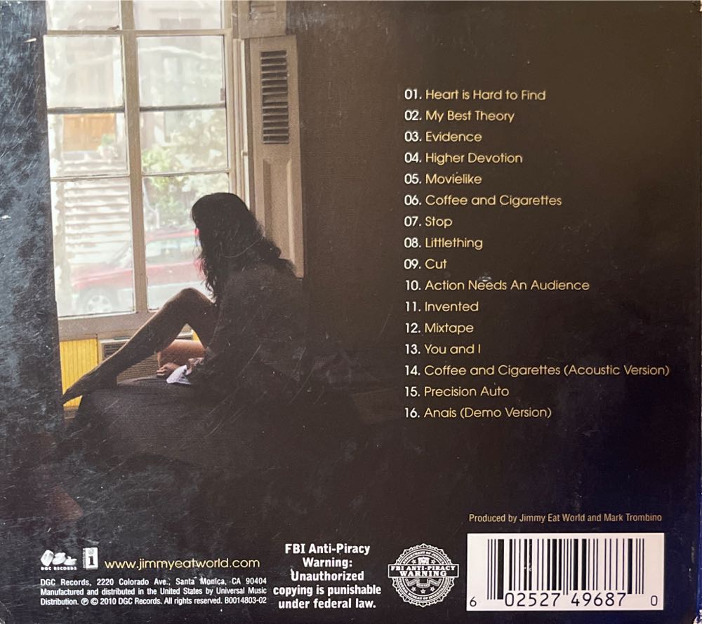 Invented - Jimmy Eat World (CD) music collectible [Barcode 602527496870] - Main Image 2