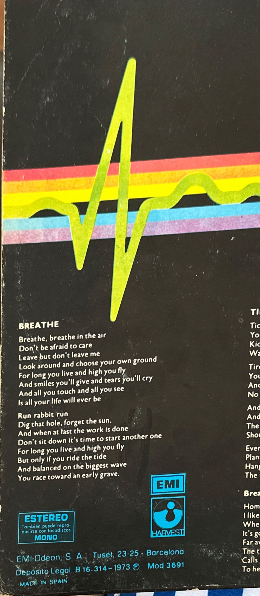 Dark Side Of The Moon - Pink Floyd (12” - 43) music collectible - Main Image 2