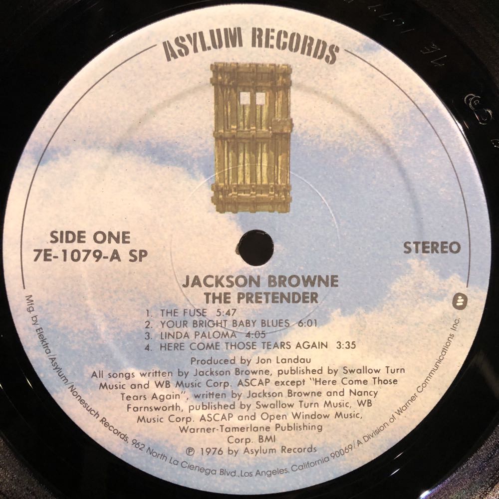 The Pretender - Browne, Jackson (12” - 39) music collectible - Main Image 3