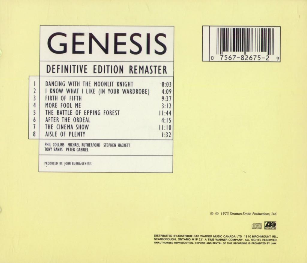Selling England by the Pound - Genesis (CD) music collectible [Barcode 4988037013889] - Main Image 2