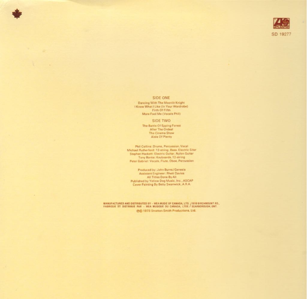 Selling England by the Pound - Genesis (12” - 54) music collectible - Main Image 2