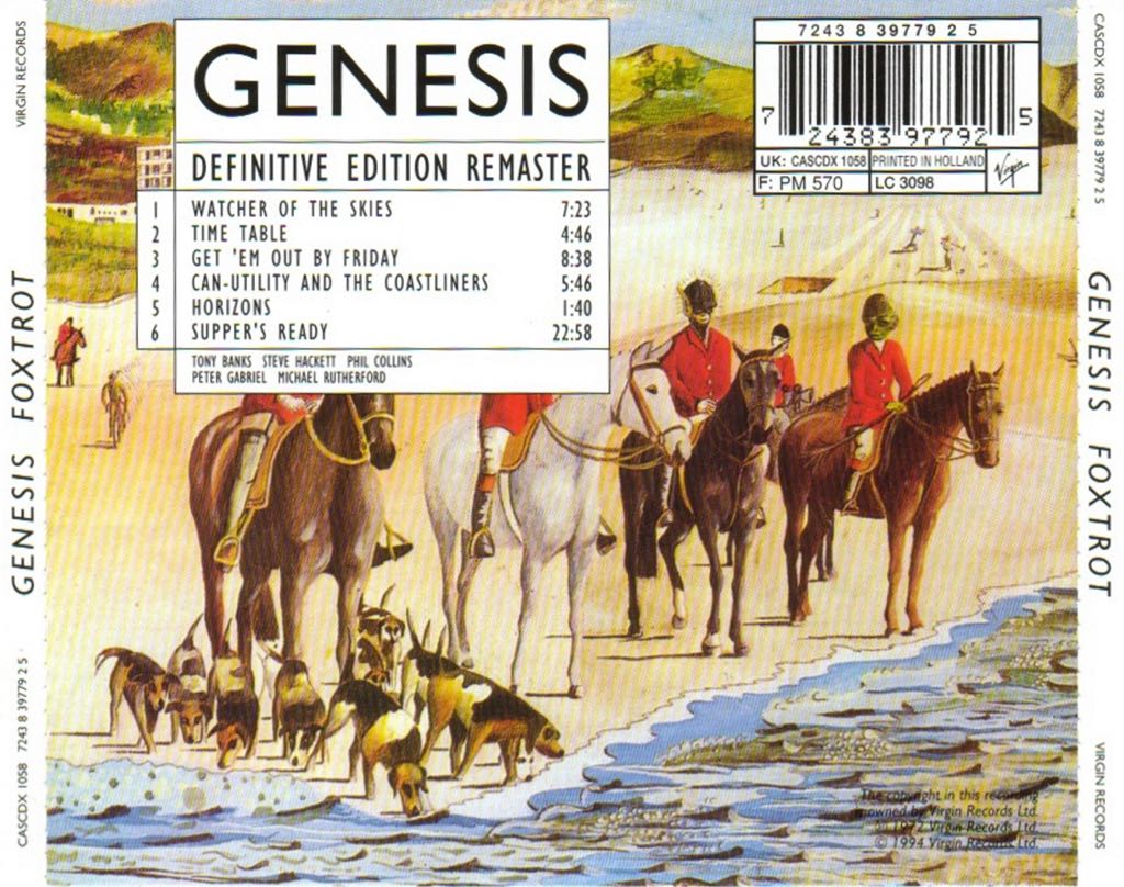 Foxtrot - Genesis (CD) music collectible [Barcode 0077778643524] - Main Image 2