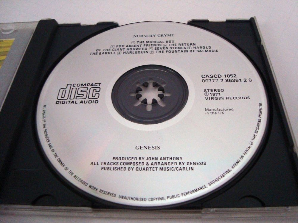 Nursery Cryme - Genesis (CD) music collectible [Barcode 5099926569925] - Main Image 3