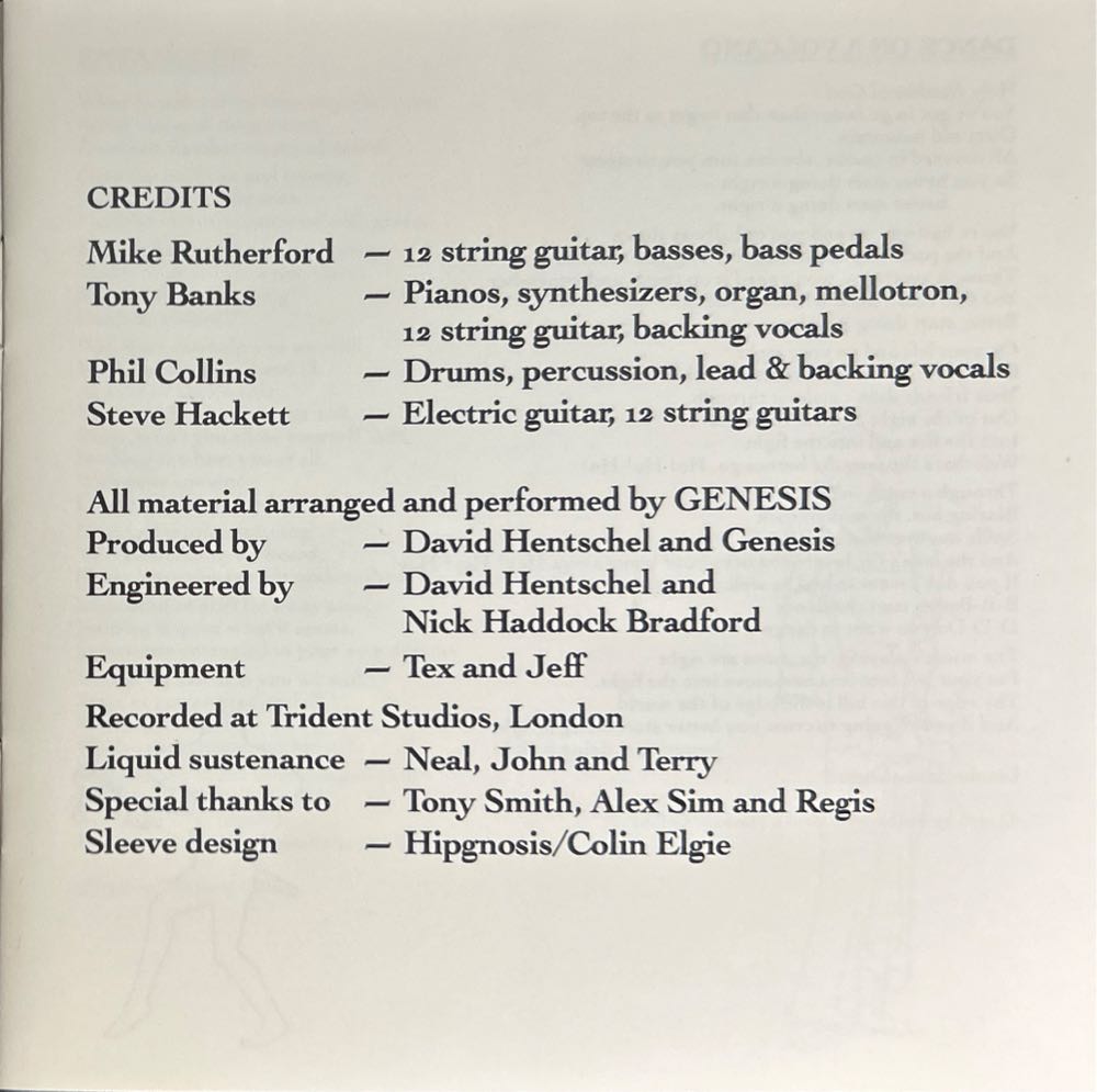 A Trick of the Tail - Genesis (CD - 52) music collectible [Barcode 075679041524] - Main Image 3