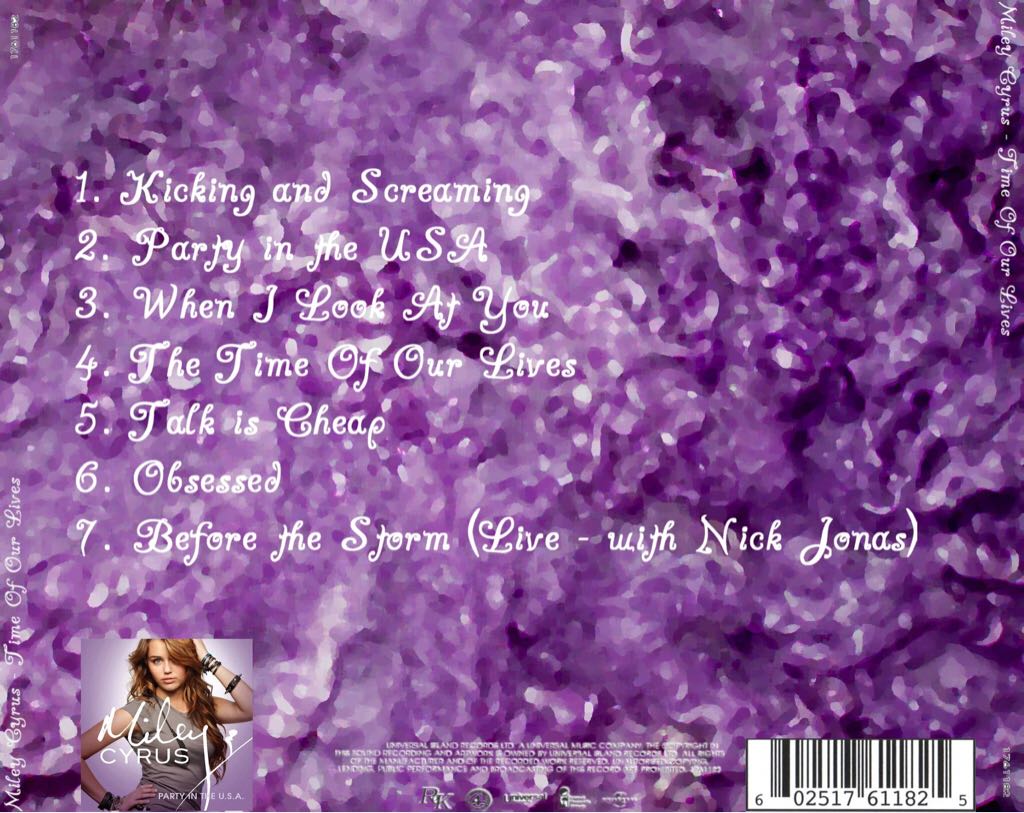 The Time Of Our Lives - Miley Cyrus (CD) music collectible - Main Image 2