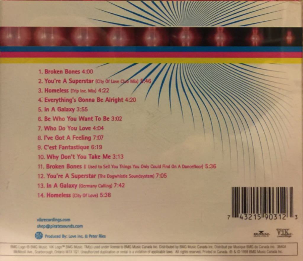 Love Inc. - Love Inc. (CD) music collectible [Barcode 743215903123] - Main Image 2