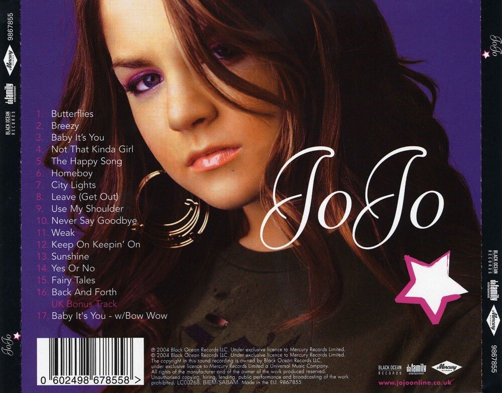 Jojo - JoJo (CD) music collectible - Main Image 2