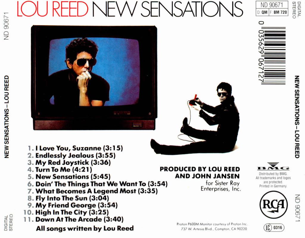 New Sensations - Reed, Lou (12”) music collectible [Barcode 035629067127] - Main Image 2