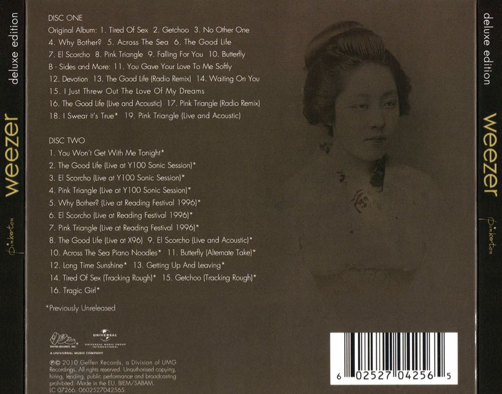 Pinkerton - Weezer (12” - 127) music collectible [Barcode 0602527042565] - Main Image 2