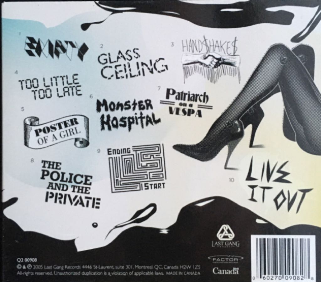 Live It Out - Metric (CD) music collectible [Barcode 060270090828] - Main Image 2