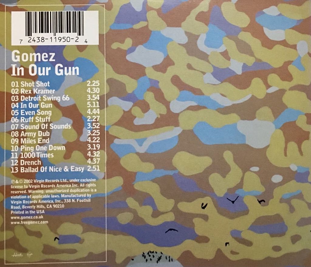 In Our Gun - Gomez (CD) music collectible [Barcode 724381282106] - Main Image 2