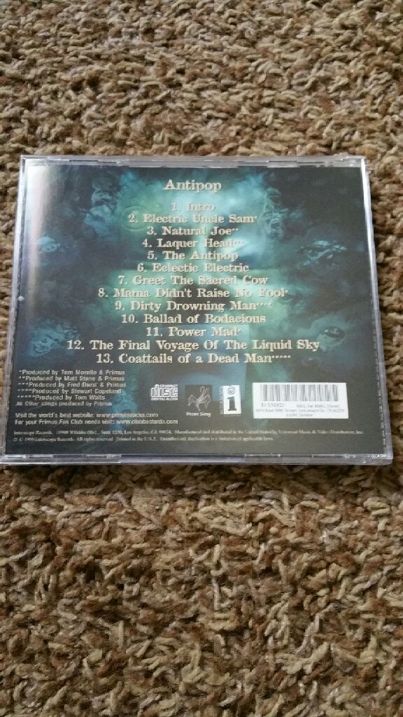 Antipop - Primus (CD - 64) music collectible [Barcode 606949041427] - Main Image 2