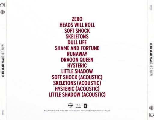 Its Blitz! - Yeah Yeah Yeahs (12”) music collectible [Barcode 602527016504] - Main Image 2