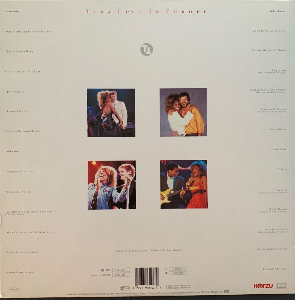Tina Live In Europe - Tina Turner (12”) music collectible [Barcode 077779012619] - Main Image 4