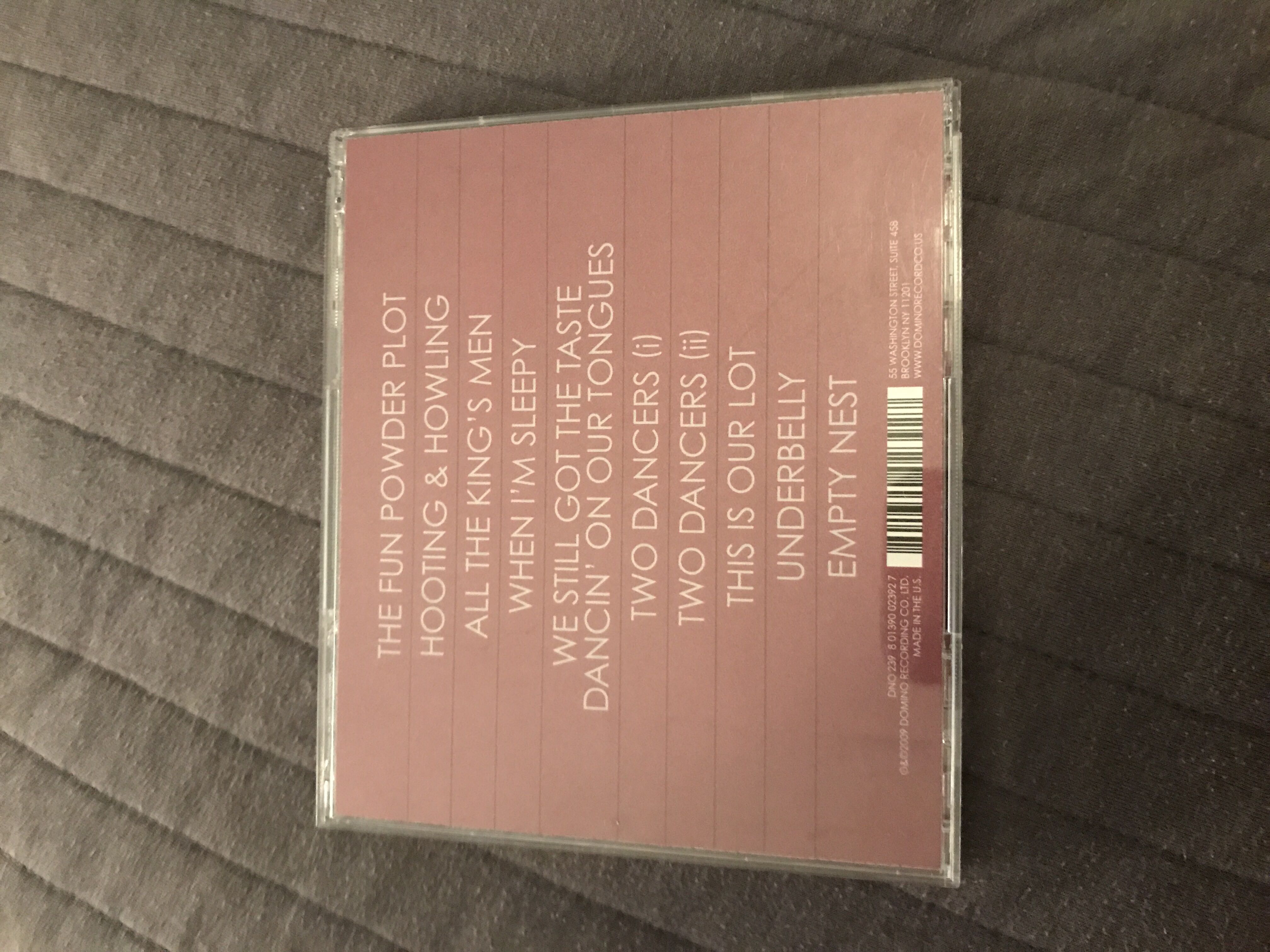 Two Dancers - Wild Beasts (CD - 37) music collectible [Barcode 801390023927] - Main Image 3