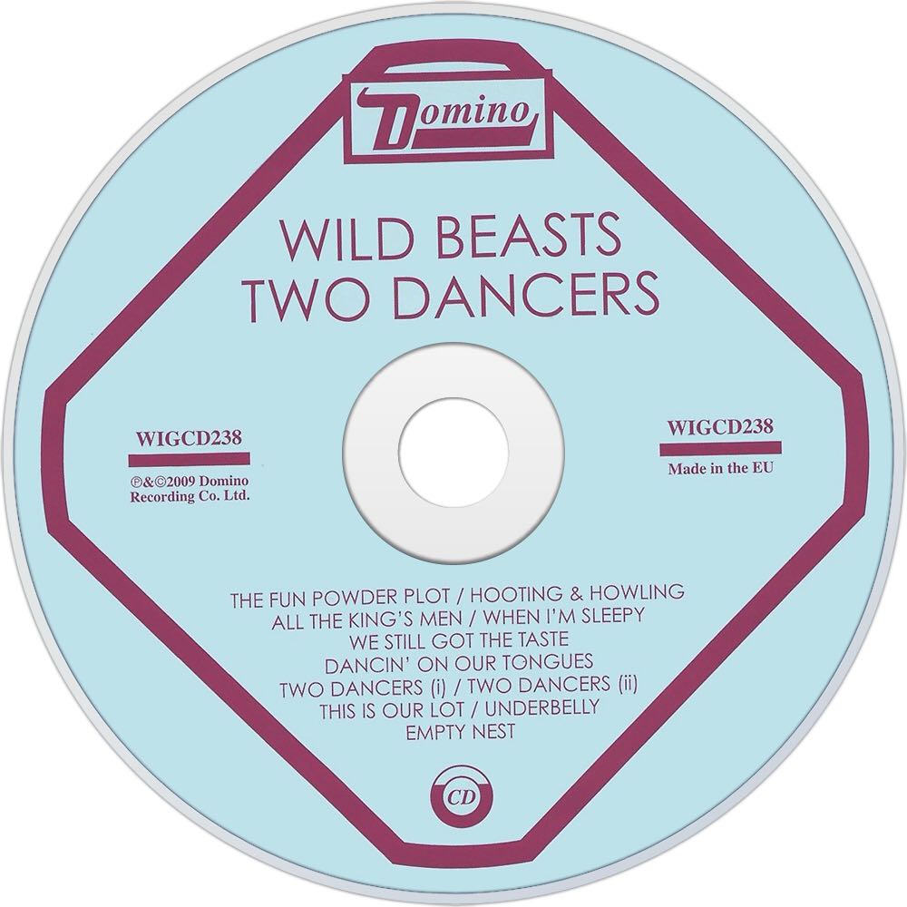 Two Dancers - Wild Beasts (CD - 37) music collectible [Barcode 801390023927] - Main Image 4